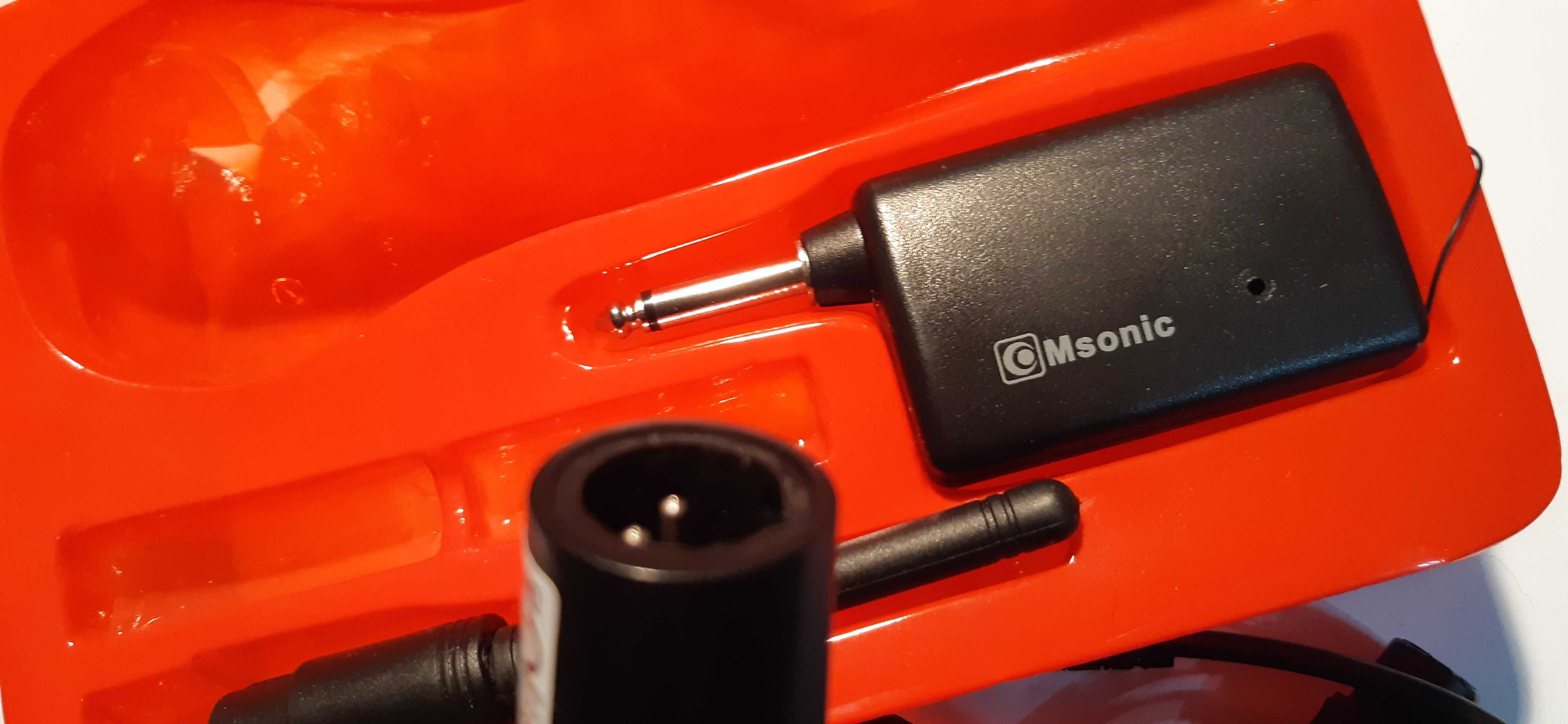 stary mikrofon bezprzewodowy msonic