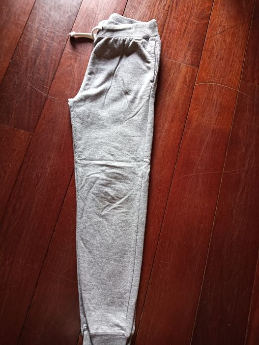 Calças de fato treino cinzentas