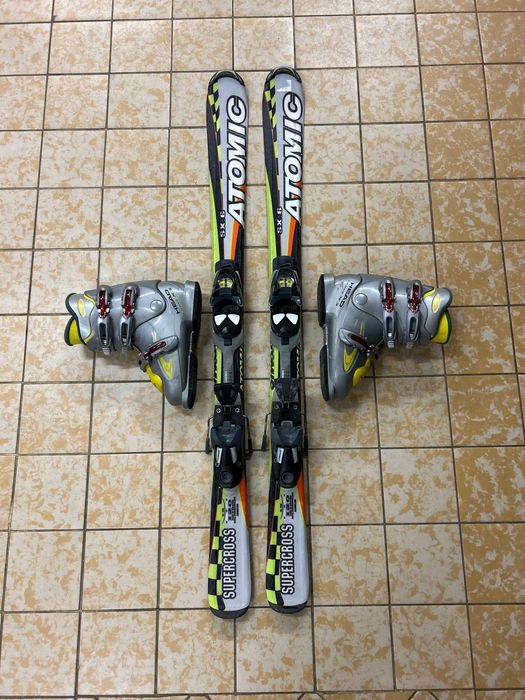 Zestaw Narty dziecięce 120cm + buty 23 WYPRZEDAŻ!! Sklep KatowicE