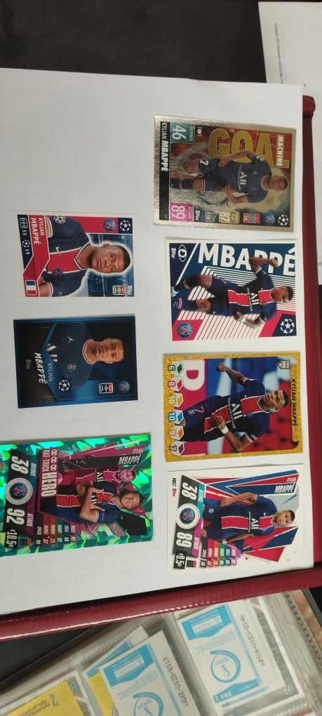 Mbappé cromos e cards