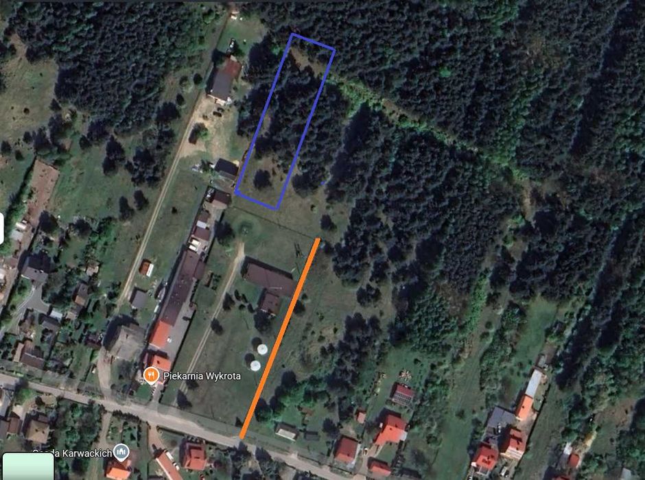 Dzialka budowlana 3000m2 +6 000m2 lasu