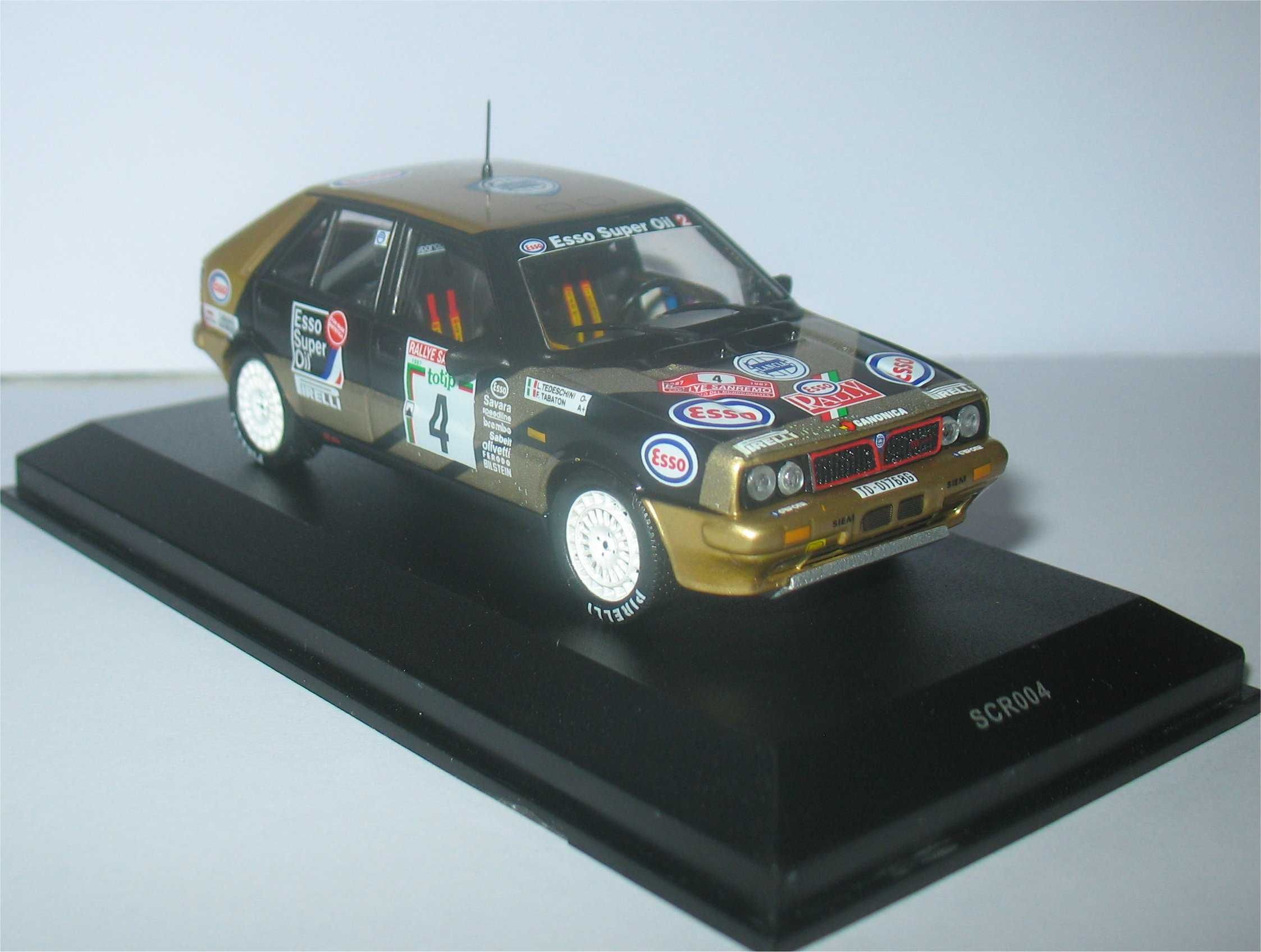 Ixo - Lancia Delta HF 4WD - 5º Rally Sanremo 1987 - Fabrizio Tabaton