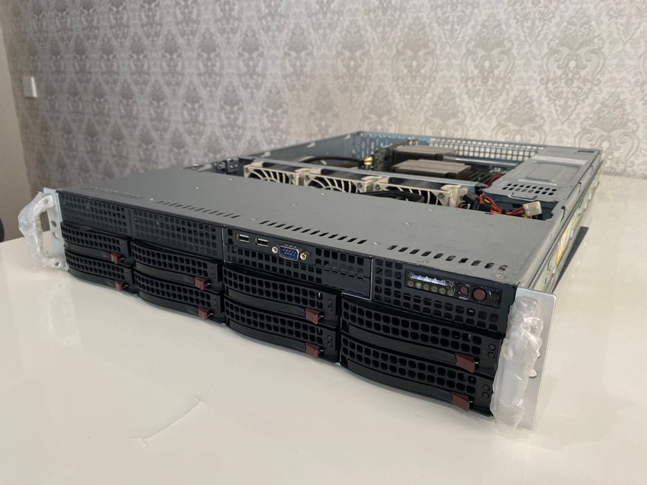 Сервер Supermicro 2U/2×Xeon X5690/96ГБ ECC/RAID/ SAS — 13 000грн