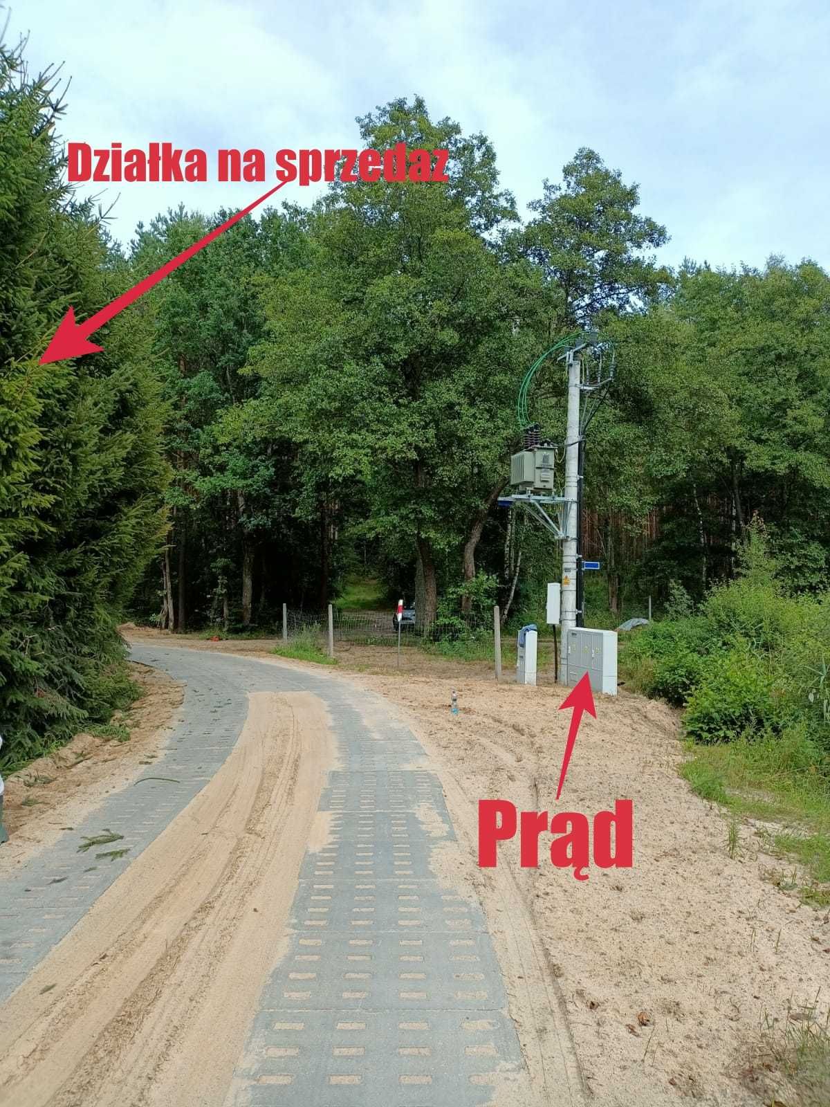Działka  0,30 ha,  Koszalin 9 km,  Szczeglino,  PRĄD, MPZP, Rzeka