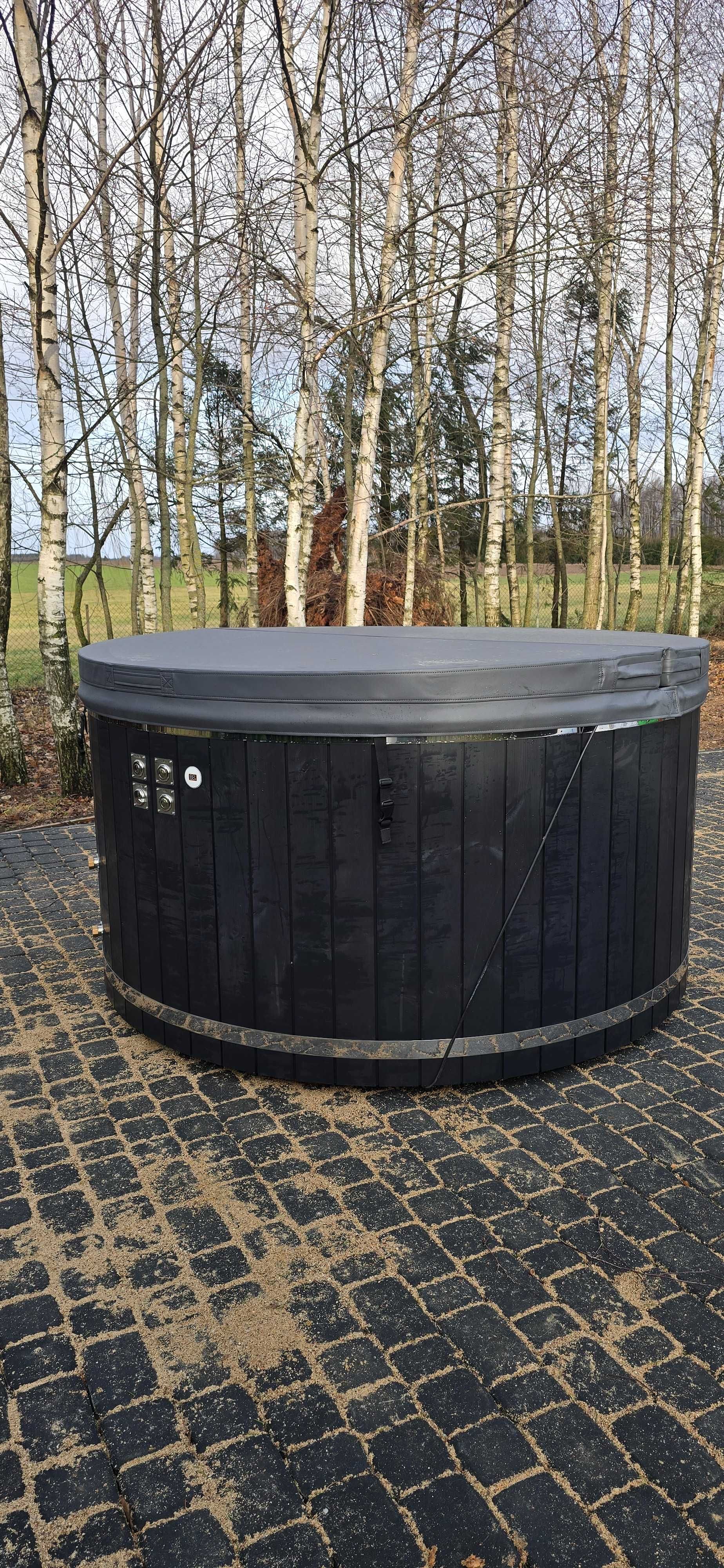 Balia ogrodowa gorąca beczka jacuzzi hydromasaż