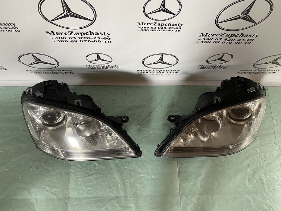 Mercedes w 164 ml фара передня бі-ксенон поворотна до рестайлінгу