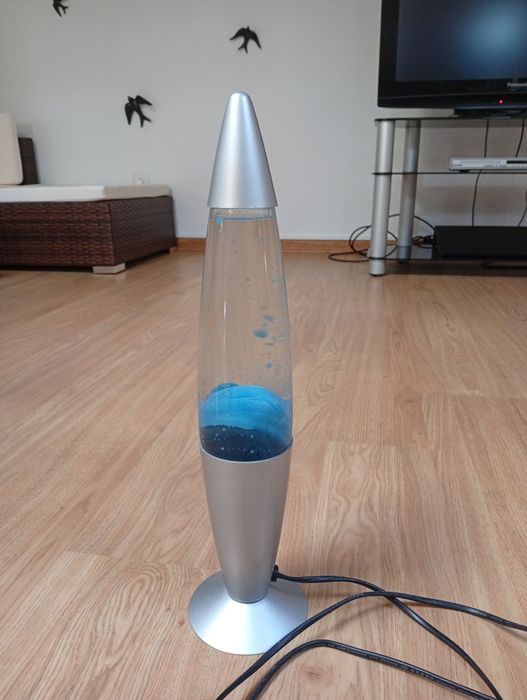 Candeeiro de Lava Azul - Novo