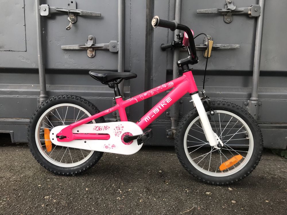 Nowy rower/rowerek dziecięcy M-Bike Qki 16", Pink, gwarancja,FV,Poznań