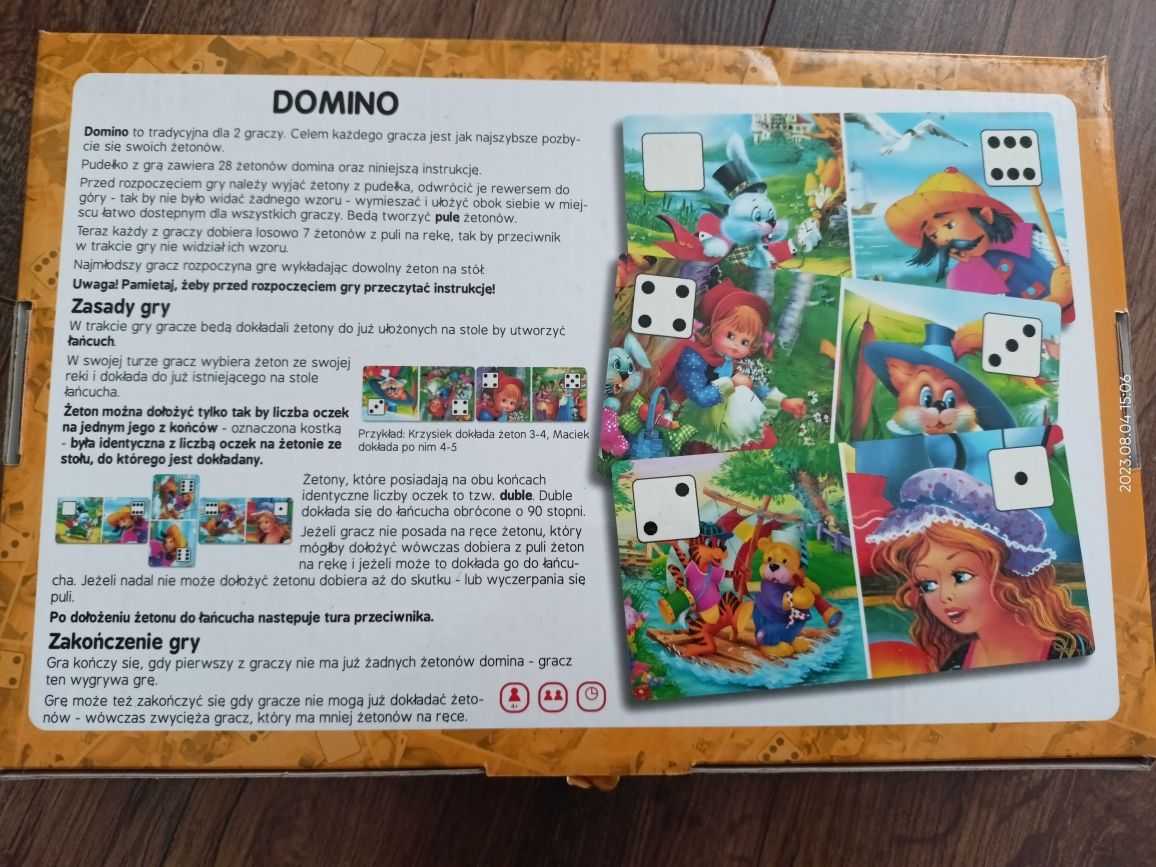 Domino Maxi postacie z bajek Bajka