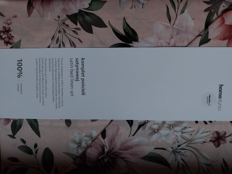 Pościel różowa w kwiaty home&you