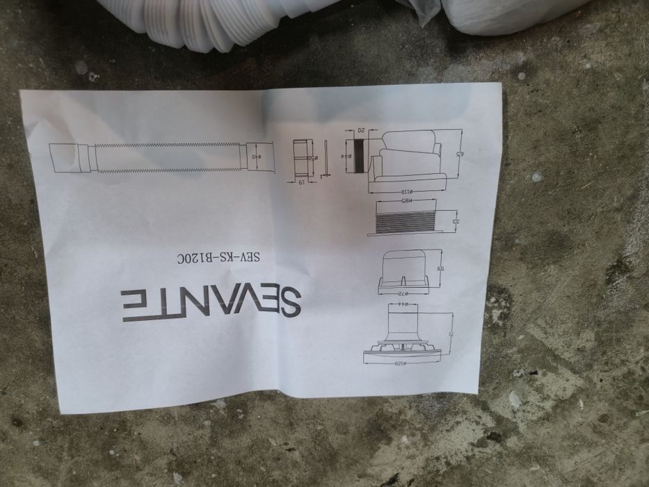 Brodzik prysznic Syfon odpływ do brodzika