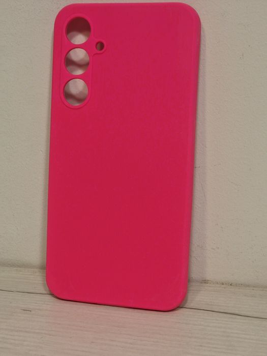Silicone Lite Case do Samsung Galaxy A55 5G fuksja