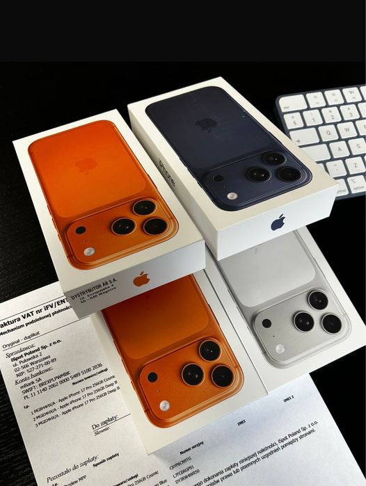Apple iPhone 17 Pro 256GB od ręki pomarańczowy Orange, Zabrze Sklep