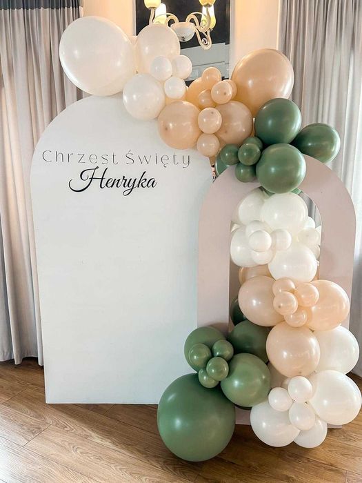 Ścianka, dekoracje, balony, urodziny, baby shower, Chrzest