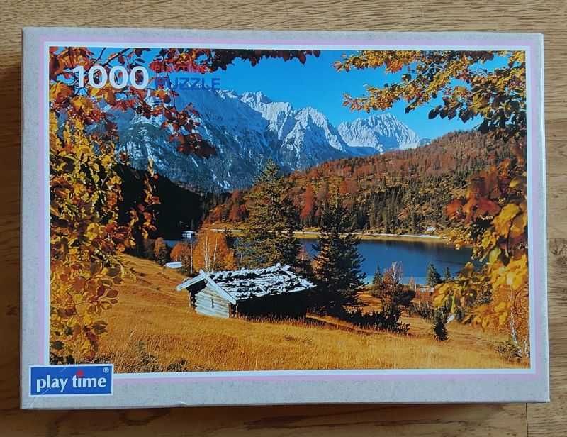 Puzzle Play Time 1000 - Jezioro Ferchensee w Bawarskich Alpach