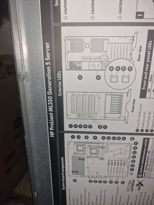 Серверный корпус HP Proliant ML350 G5