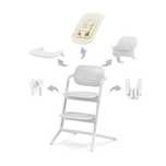 Cybex Lemo - 4w1 krzesełko do karmienia All White