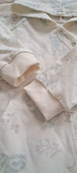 Бавовняний комбінезон з капюшоном