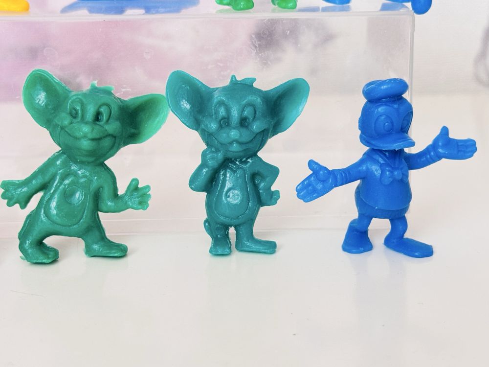 plastikowe figurki Tom i Jerry, Kaczor Donald Daisy, Pluto, vintage