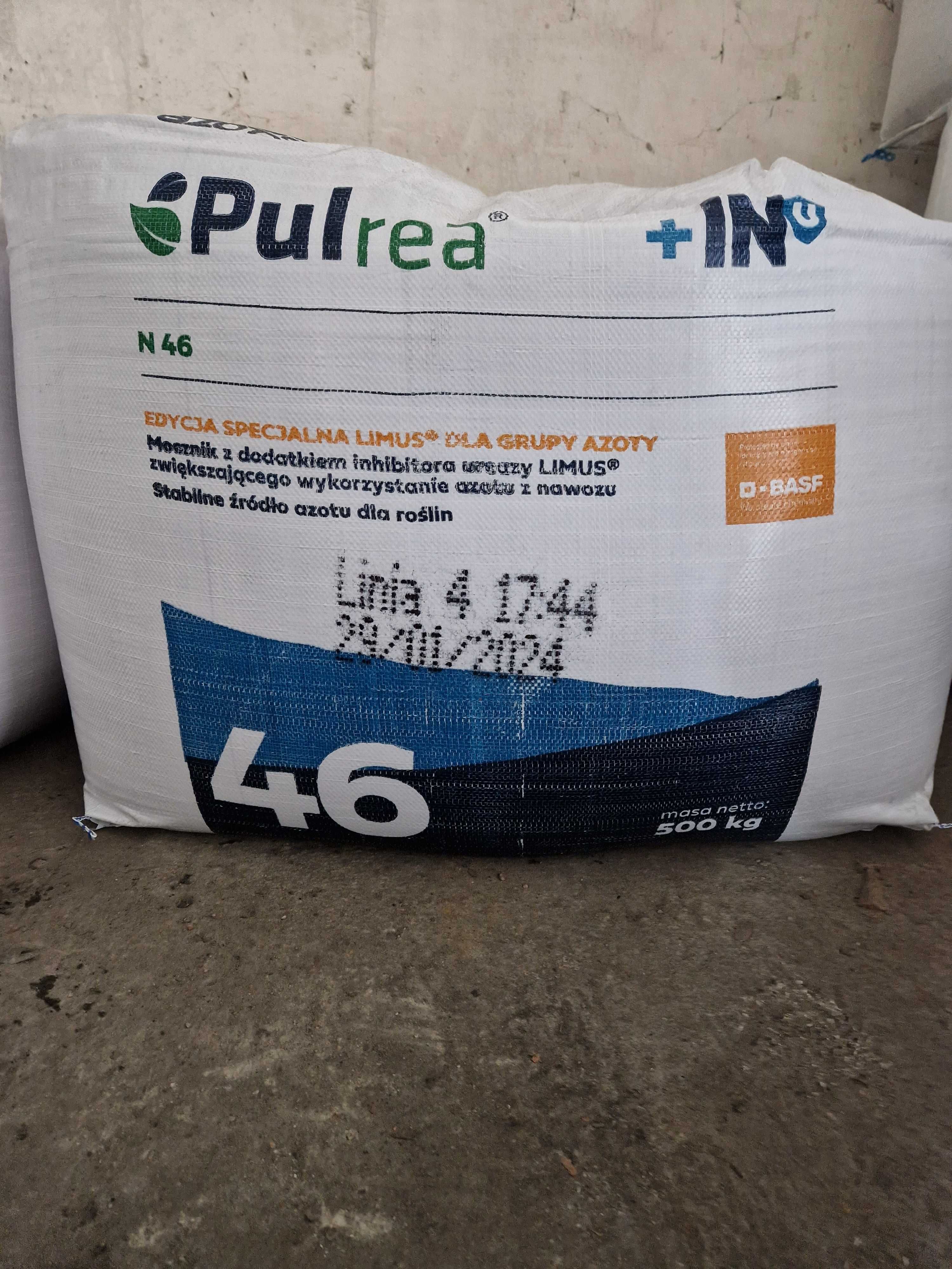 Mocznik Pulrea 46N z inhibitorem ureazy 500kg bb/worki 25kg bez Inu