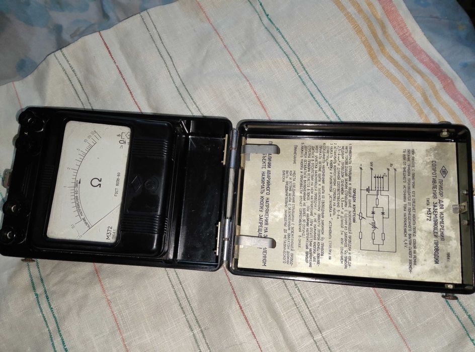 Прибор М372 для измерения сопротивления, 1964г.