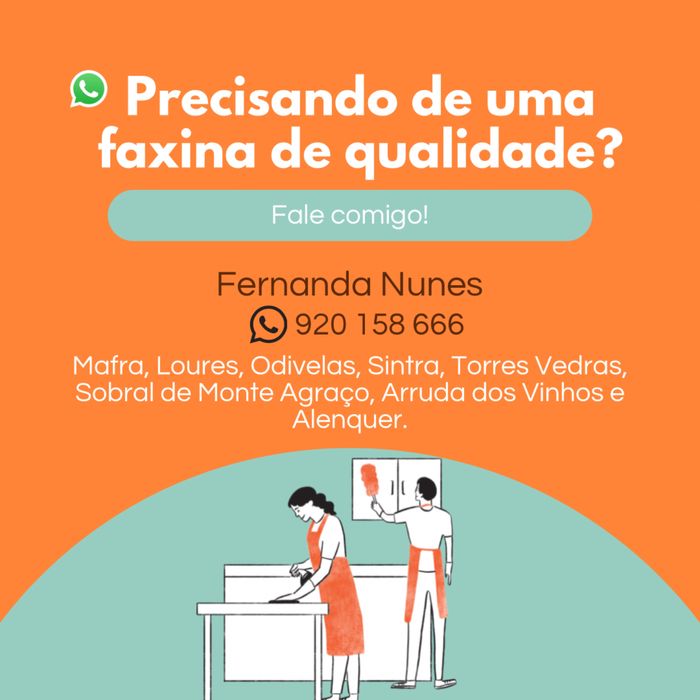Faxina em Mafra e arredores