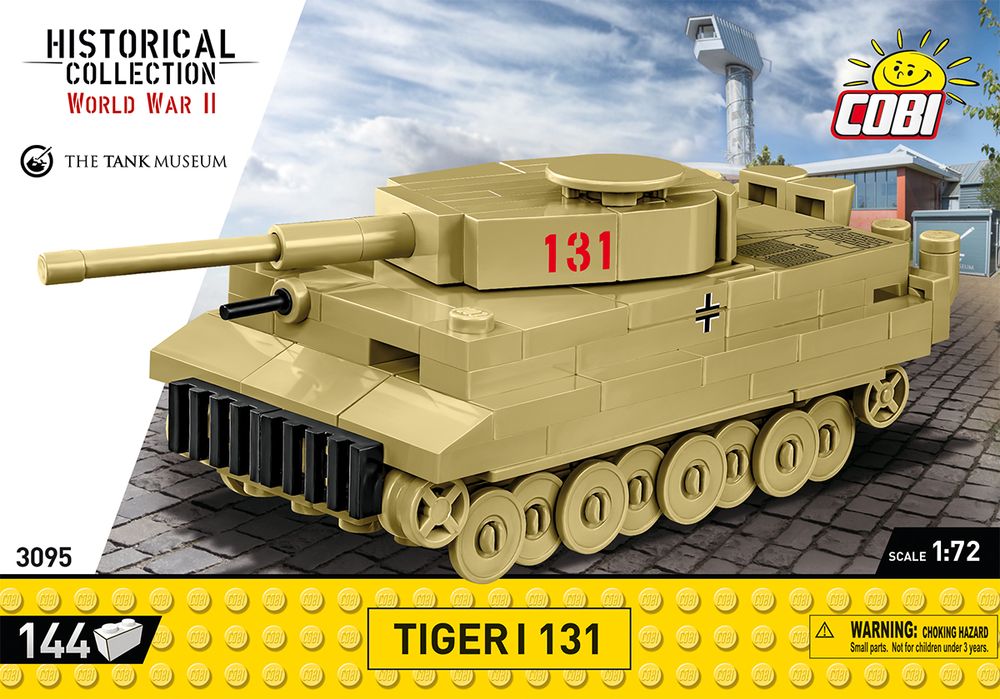 Klocki Cobi 3095 Czołg Tiger I 131 Hc Ww2 144 El.