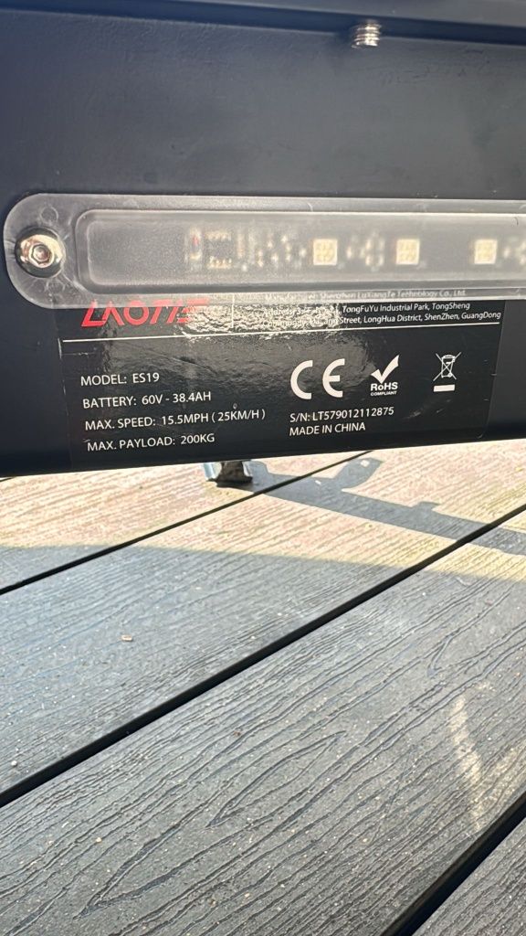 Hulajnoga elektryczna Laotie ES19