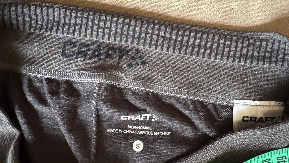 Komplet bielizny termoaktywnej, kalesony i koszulka Craft, r S-idealny
