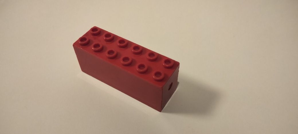 Lego obciążnik łodzi balast czerwony 73090