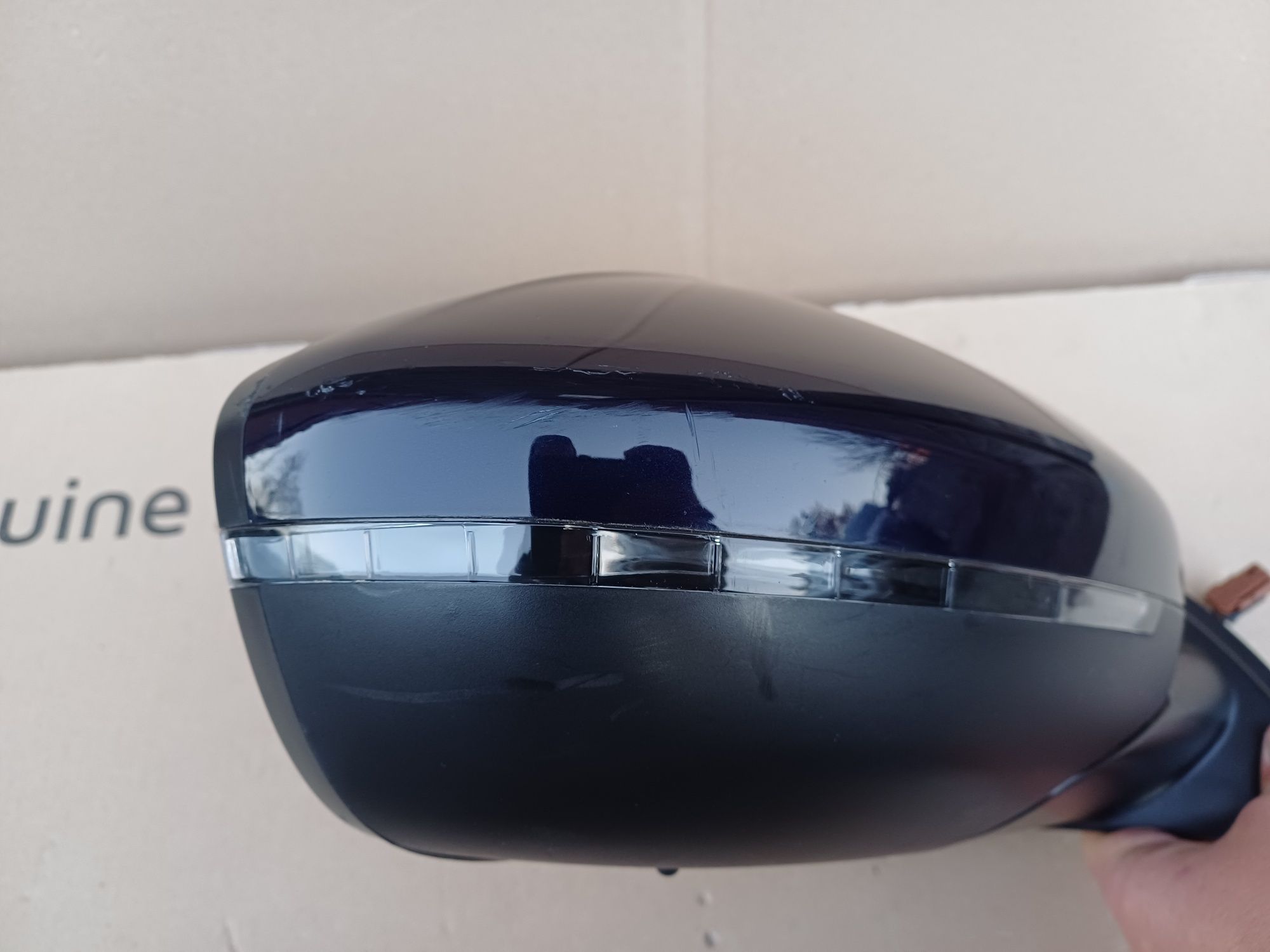 PEUGEOT 308 II LIFT T9 Lusterko Prawe Granatowe 11+2 PIN 13 PIN EU