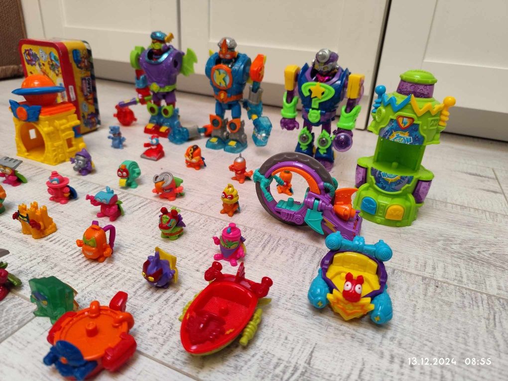 Zestaw super zings things 3 x bot superbot robot enigma kazoom power f