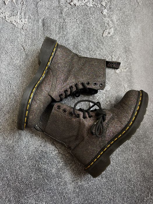 Черевики Dr. Martens 1460 Pascal з блискітками