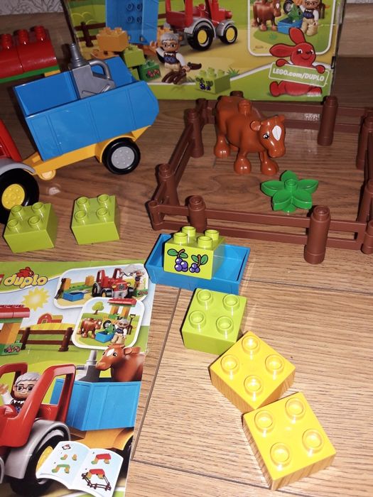 Лего дупло трактор з прицепом 10524