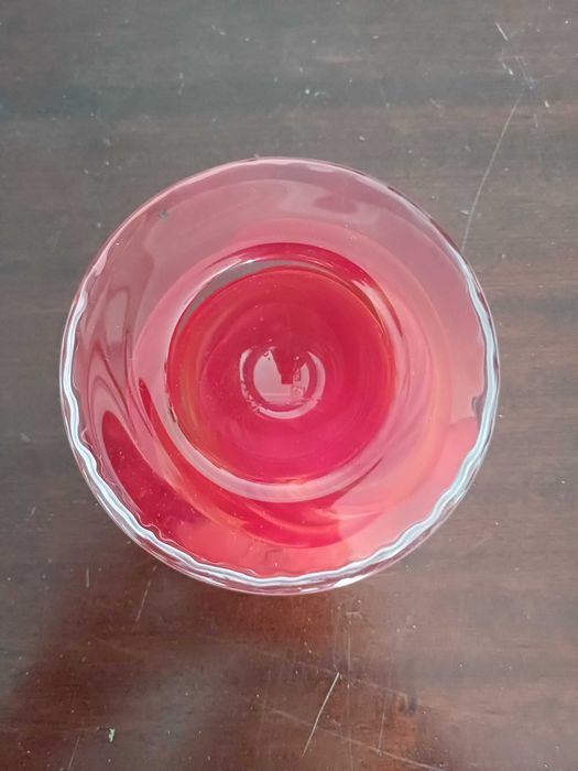 Castiçal Attol Vermelho da Kosta Boda