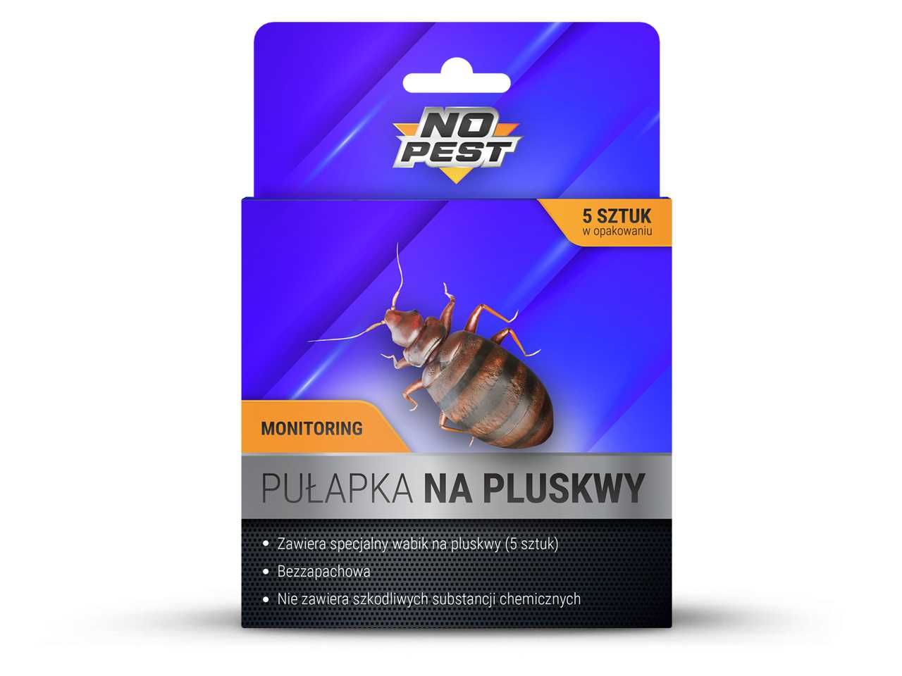 Pułapka lepowa, lep na pluskwy z wabikiem No Pest