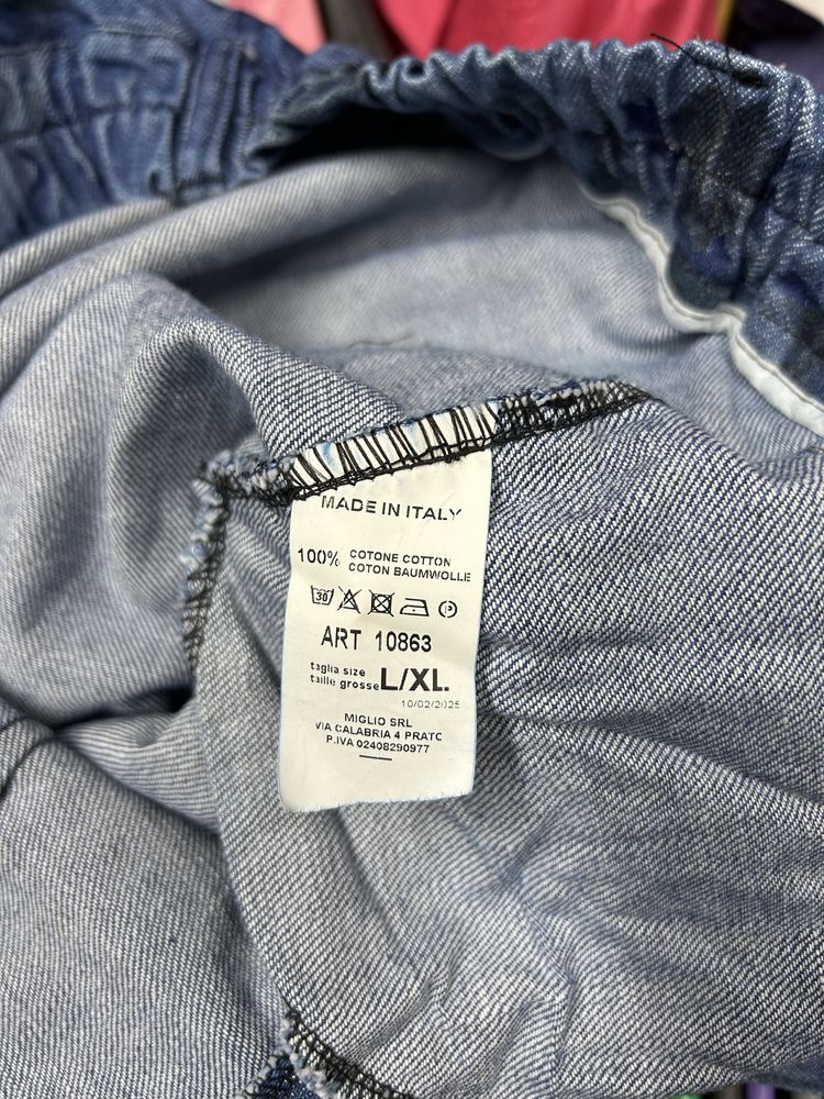 Джинсы палаццо в цветы, Италия 46- 50 ( L/XL)