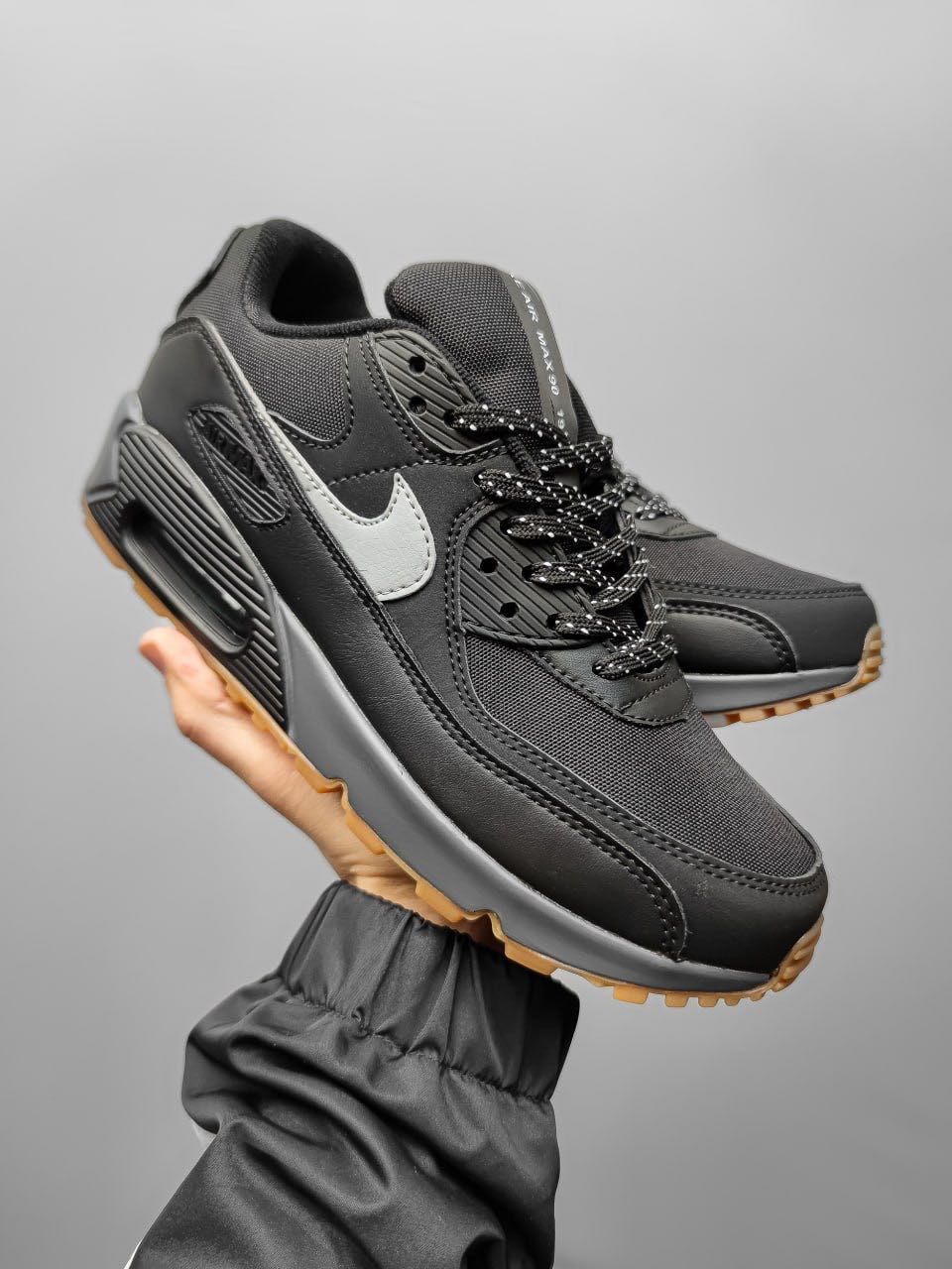 Кросівки Nike Air Max 90 Black Gum, кросовки Найк Аір Макс 90 чорні