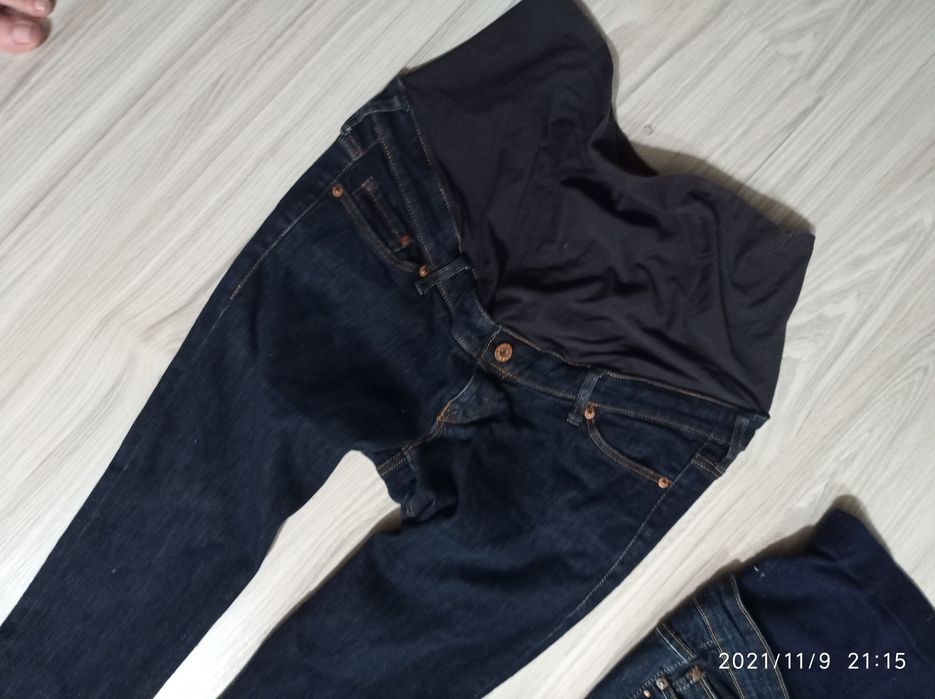 Nowe jeansy rurki ciążowe 44 elastyczne miekkie