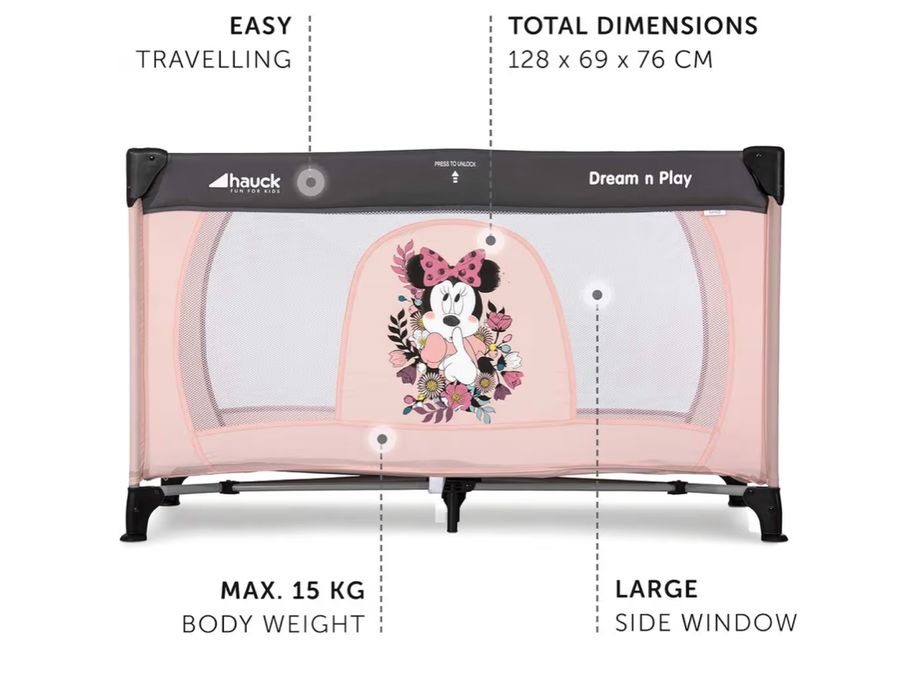 Berço de viagem de bebé novo