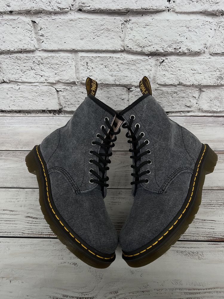 Черевики Dr Martens 1460 8 Eye Washed Canvas 40-41р.25.5-26см.
