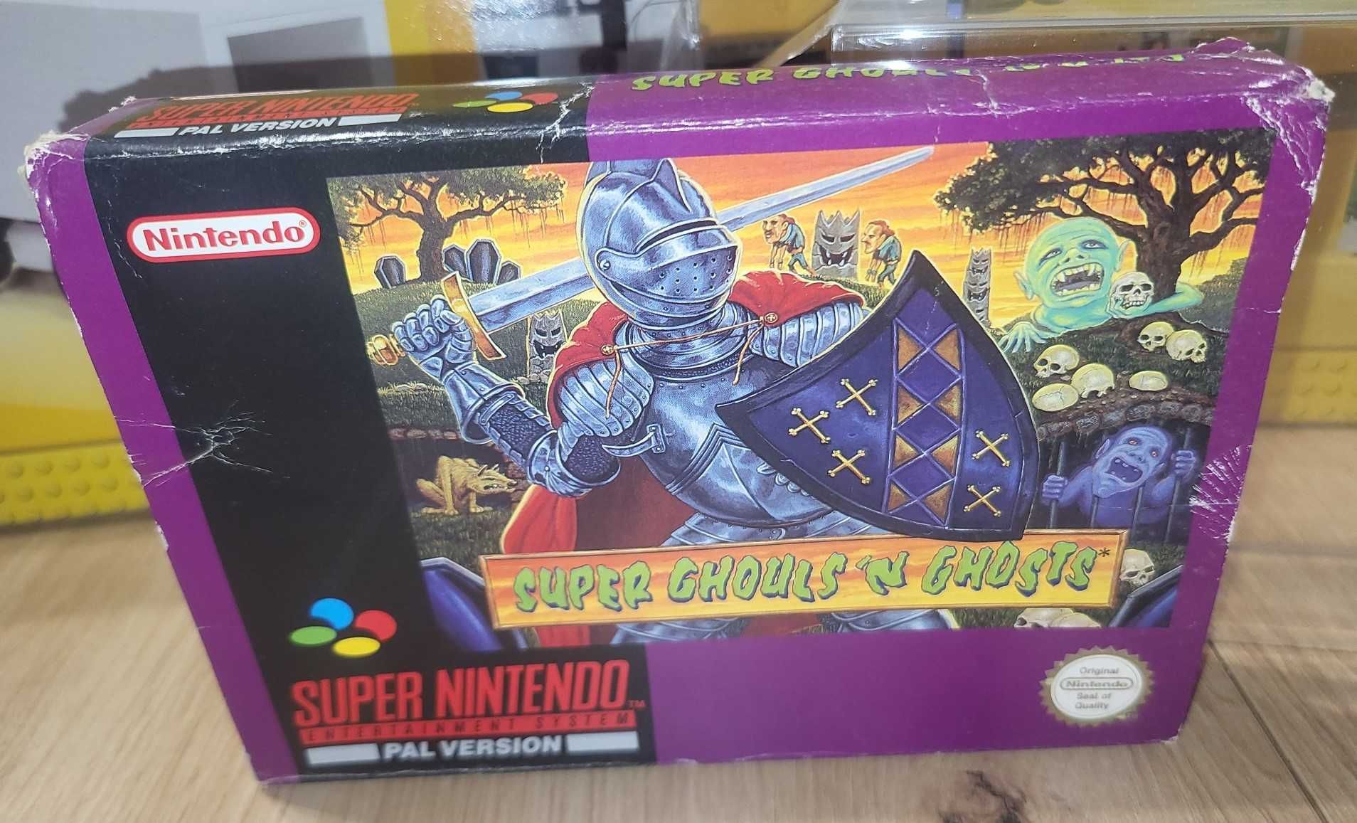 Gra Super Ghouls n Ghosts NINTENDO SNES - DB- stan Komplet +Protektor