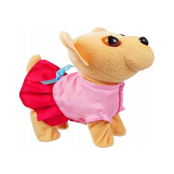 Interaktywny Piesek W Sukience Na Smyczy Szczeka