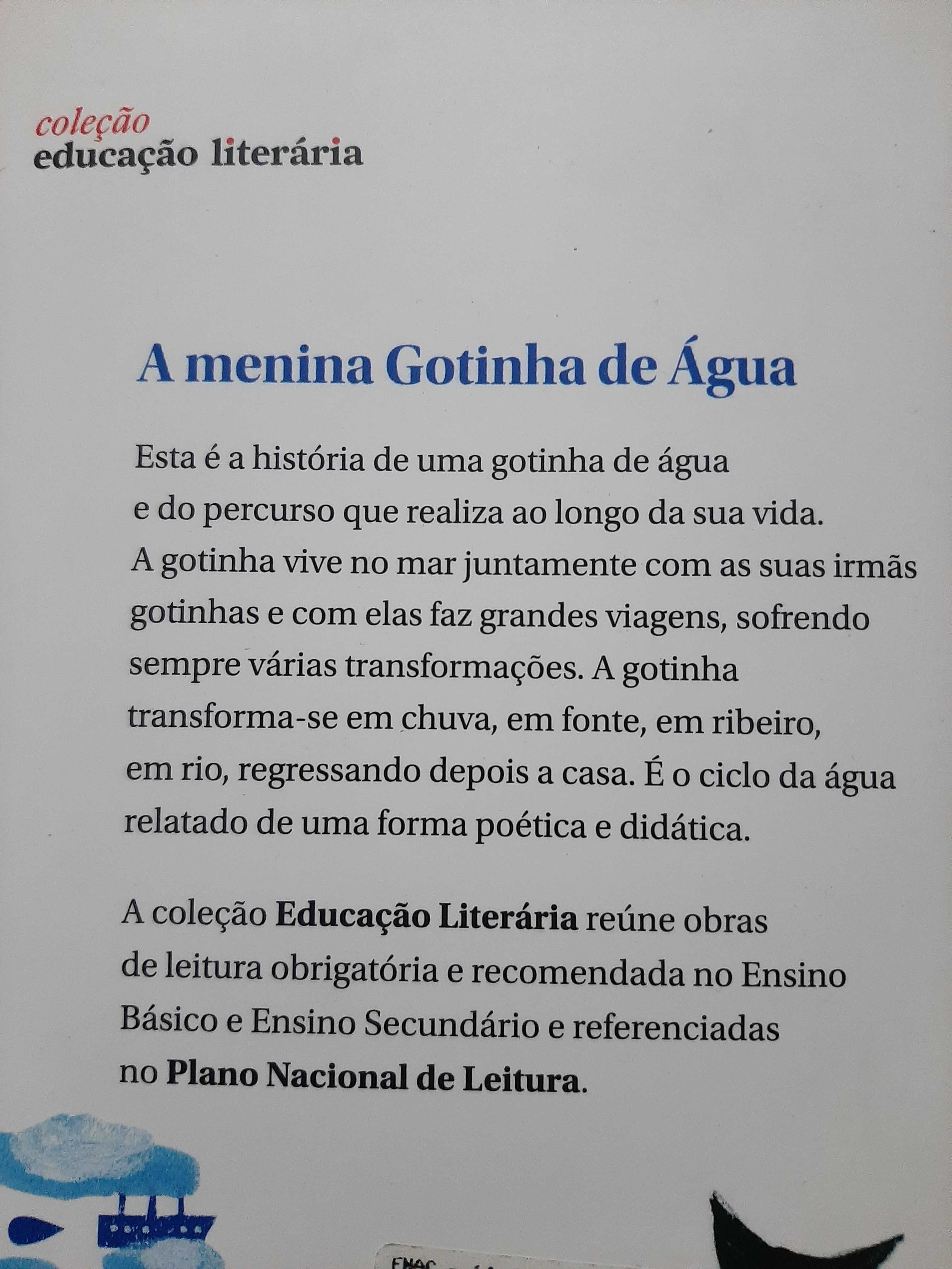 Livro "A menina Gotinha de Água"