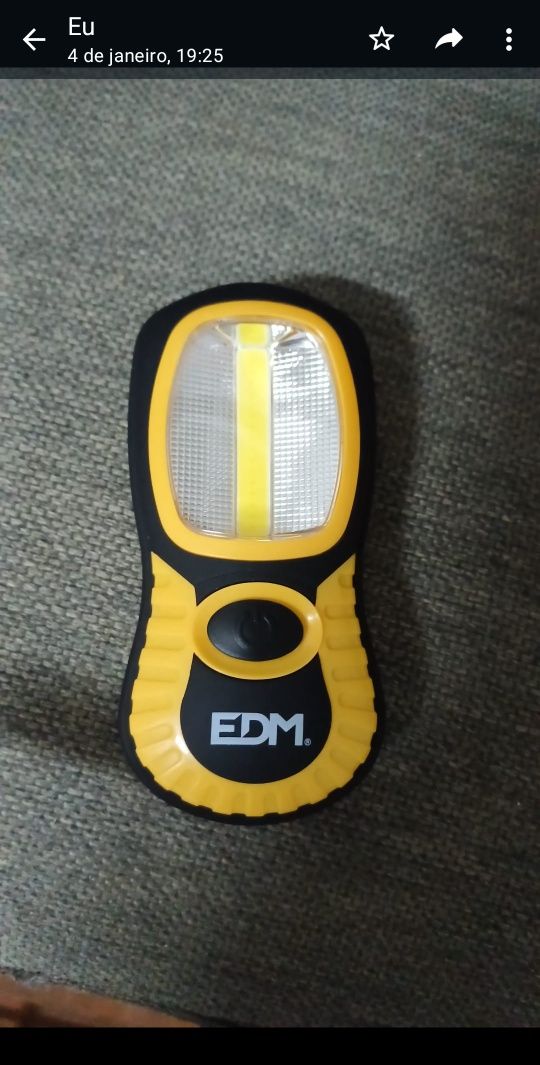 EDM lanterna LED XL de função dupla