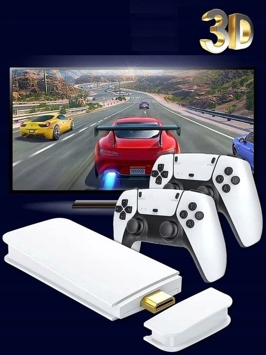 konsola bezprzewodowa RETRO + 2PADY 64GB 20000 GIER HDMI Bestseller!