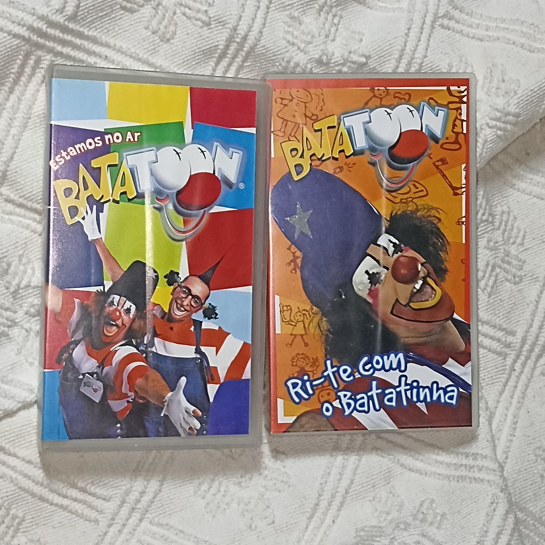 Batatoon em VHS duplo para crianças pequenas