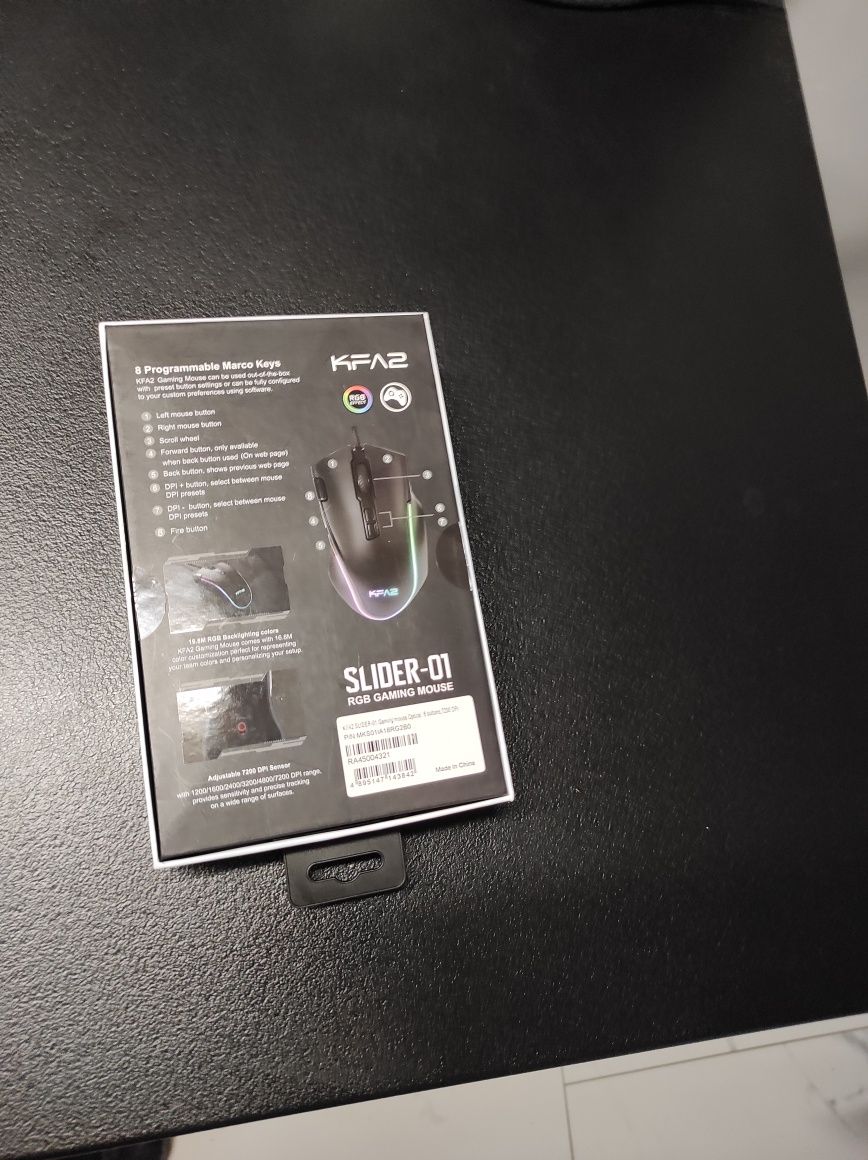 Nowa myszka KFA2 Slider-01 RGB Gaming Mouse