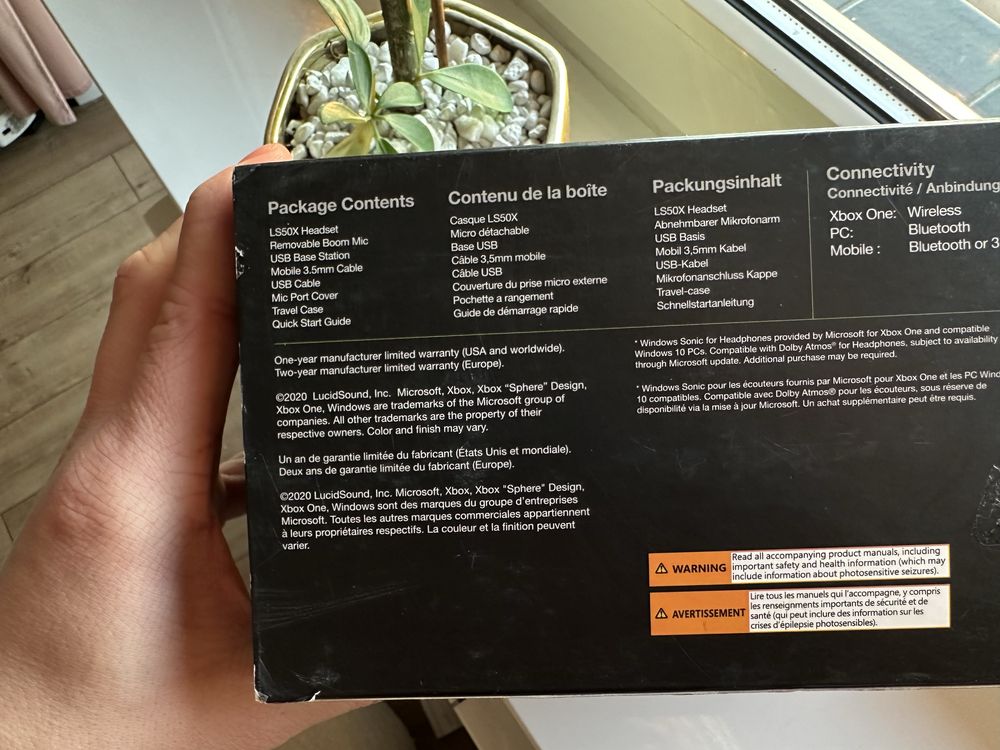 NOWE Słuchawki bezprzewodowe Xbox Series X/S/One LS50X