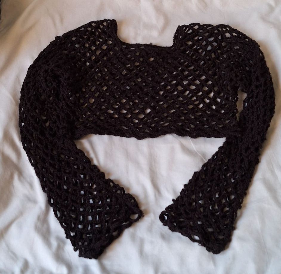Mesh top szydełko